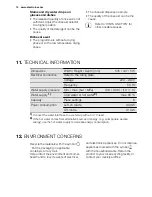 Preview for 14 page of Electrolux ESF2210DW User Manual