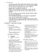 Preview for 4 page of Electrolux ESF5201LOW User Manual