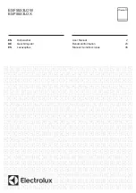 Preview for 1 page of Electrolux ESF5533LOW User Manual