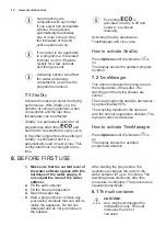 Предварительный просмотр 12 страницы Electrolux ESF5533LOX User Manual