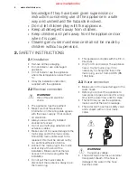 Preview for 4 page of Electrolux ESF6535LOW User Manual