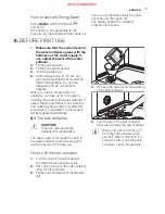 Предварительный просмотр 11 страницы Electrolux ESF6535LOW User Manual