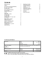 Предварительный просмотр 2 страницы Electrolux ESF6550 Instruction Book