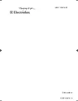 Preview for 1 page of Electrolux ESF66810X User Manual