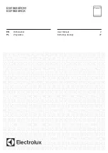 Preview for 1 page of Electrolux ESF8635ROW User Manual