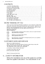 Preview for 2 page of Electrolux ESF8635ROW User Manual