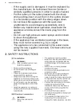 Preview for 4 page of Electrolux ESF8635ROW User Manual