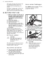 Preview for 14 page of Electrolux ESF8635ROW User Manual