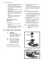 Предварительный просмотр 16 страницы Electrolux ESF8725ROX User Manual