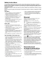 Preview for 3 page of Electrolux ESI 6105 Instruction Book