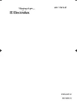 Preview for 1 page of Electrolux ESI 65010 User Manual