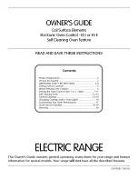 Electrolux ESI Owner'S Manual preview