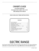 Preview for 1 page of Electrolux ESI Owner'S Manual