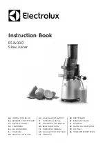 Electrolux ESJ4000 Instruction Book preview