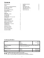 Предварительный просмотр 2 страницы Electrolux ESL 4115 Instruction Book