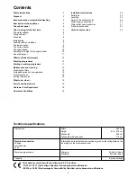 Preview for 2 page of Electrolux ESL 4125 Instruction Book