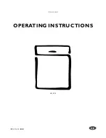 Electrolux ESL 590 Operating Instructions Manual preview