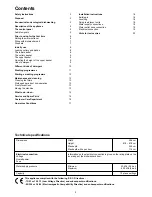 Предварительный просмотр 2 страницы Electrolux ESL 6115 Instruction Book