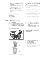 Предварительный просмотр 15 страницы Electrolux ESL 6620RA User Manual