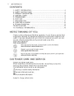 Preview for 2 page of Electrolux ESL2400RO User Manual