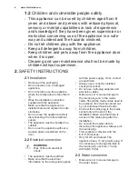 Preview for 4 page of Electrolux ESL2400RO User Manual