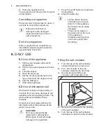 Предварительный просмотр 8 страницы Electrolux ESL2400RO User Manual