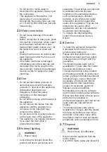 Preview for 5 page of Electrolux ESL2500RO User Manual