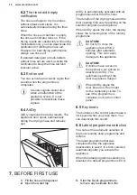 Предварительный просмотр 12 страницы Electrolux ESL51600ZO User Manual