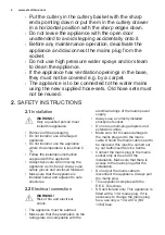 Preview for 4 page of Electrolux ESL5335LO User Manual