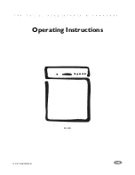 Electrolux ESL5391 Operating Instructions Manual preview