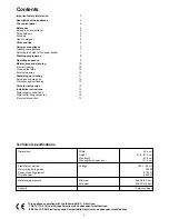 Предварительный просмотр 2 страницы Electrolux ESL6123 Instruction Book