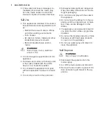 Preview for 4 page of Electrolux ESL6210LO User Manual