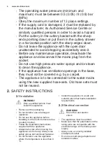 Предварительный просмотр 4 страницы Electrolux ESL7345RA User Manual