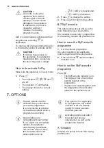 Предварительный просмотр 12 страницы Electrolux ESL7345RA User Manual