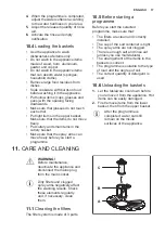 Предварительный просмотр 17 страницы Electrolux ESL7345RA User Manual