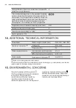 Предварительный просмотр 24 страницы Electrolux ESL7345RA User Manual