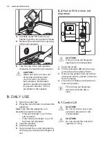 Предварительный просмотр 14 страницы Electrolux ESL7540RO User Manual