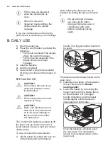 Предварительный просмотр 40 страницы Electrolux ESL7845RA User Manual