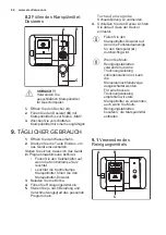 Preview for 62 page of Electrolux ESL8523RO User Manual