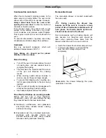 Предварительный просмотр 8 страницы Electrolux ESN5100W Instruction Book