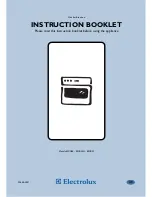 Electrolux ESOGBR Instruction Booklet preview