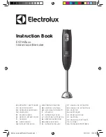 Предварительный просмотр 1 страницы Electrolux ESTM3 SERIES Instruction Book