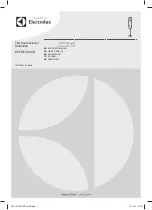 Предварительный просмотр 1 страницы Electrolux ESTM7 AR Series Instruction Book