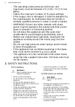 Preview for 4 page of Electrolux ESZ89300UW User Manual