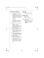 Preview for 6 page of Electrolux ETG240 Instruction Book