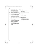 Preview for 10 page of Electrolux ETG240 Instruction Book