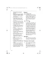 Preview for 20 page of Electrolux ETG240 Instruction Book