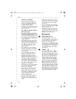 Preview for 24 page of Electrolux ETG240 Instruction Book