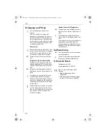 Preview for 26 page of Electrolux ETG240 Instruction Book