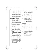 Preview for 30 page of Electrolux ETG240 Instruction Book